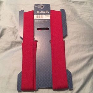 NWT Wembley mens red suspenders